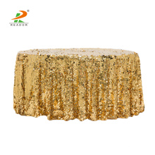 70 &#39;&#39;, 90 &#39;, 108&#39; &#39;, 120&#39; &#39;, 132&#39;r Round Gold Luxurious elegante Payette Sequin Glitz Taphaploths